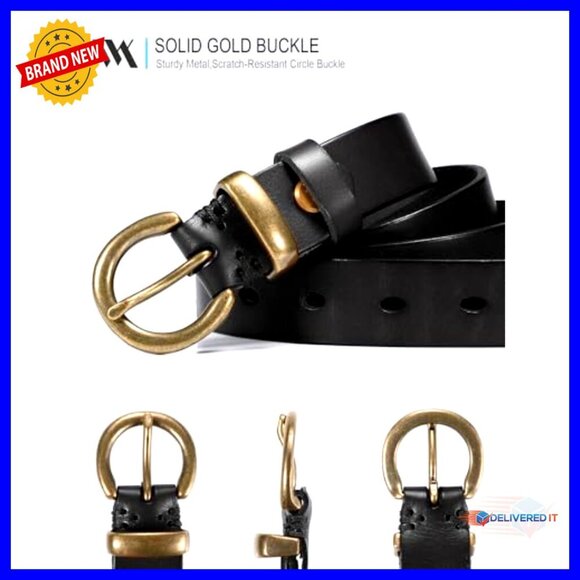 Full Grain Leather Belt Women 1.1\